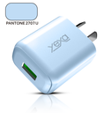 CARGADOR 220V  Y-00B9 4.8A - RUSH (M430) - 1USB - YEXA - CELESTE