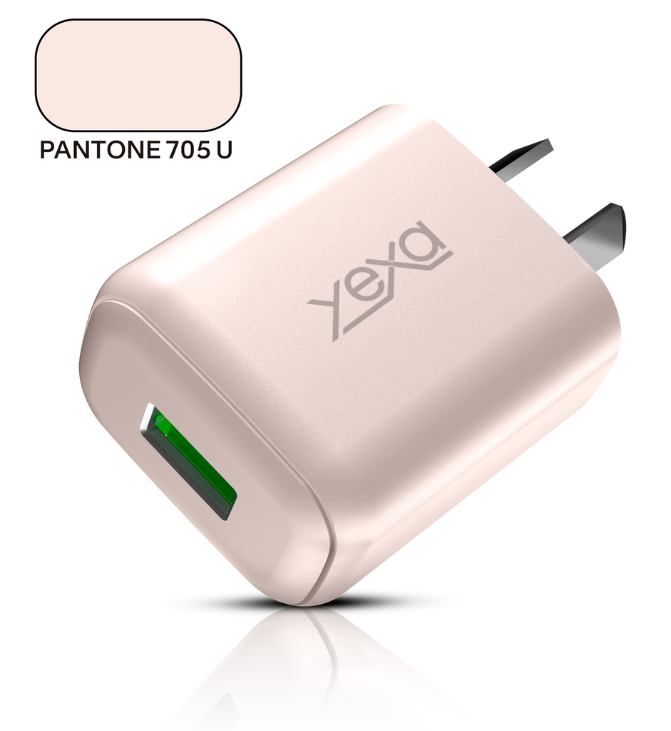 CARGADOR 220V Y-00B9 4.8A - RUSH (M430) - 1USB - YEXA - ROSA