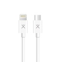 CABLE USB X-096 SPIN TIPO C A LIGHTNING - XAEA - BLANCO