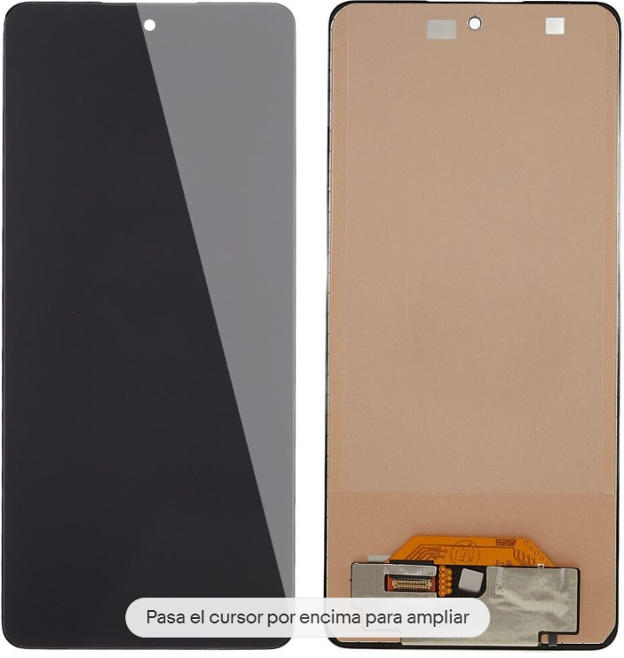 PANTALLA COMPLETA S A73 5G A736 SIN MARCO INCELL NEGRO