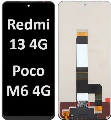 PANTALLA COMPLETA X REDMI 13/ REDMI 13 5G/ POCO M6 PRO 5G/ POCO M6 4G REDMI NOTE 12R ORIG