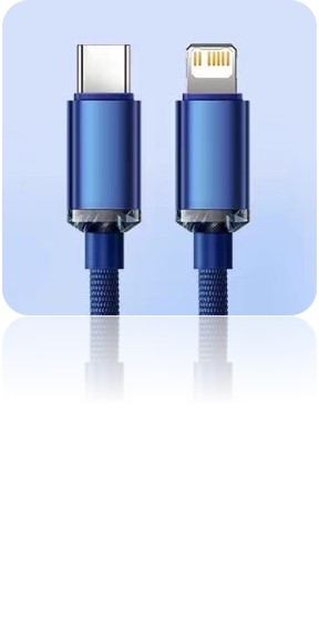 CABLE TIPO C - C  X-097 - ATHENEA - XAEA - AZUL METAL