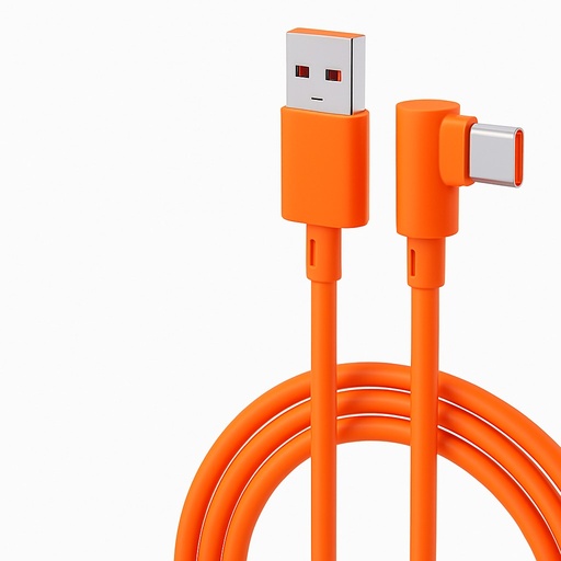 [CABUSB04002C00I] CABLE TIPO L - AX - USB-TC X-002C - XAEA - NARANJA