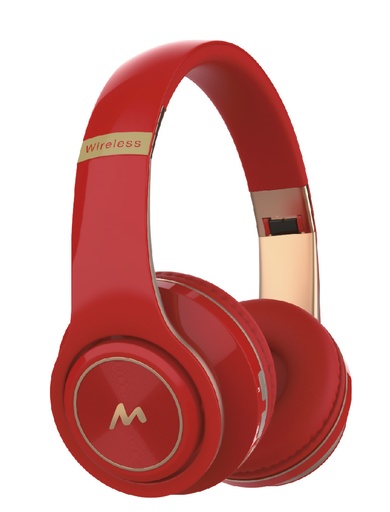 [HEADM01B0527] AURICULARES BT M-080 VEXAR MIXOR - ROJO