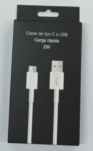 [CABM09B0523] CABLE USB M-095 TIPO C 2MTS - MIXOR - BLANCO