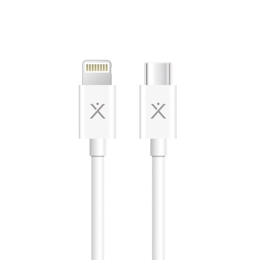 [CABX06B0123] CABLE USB X-096 SPIN TIPO C A LIGHTNING - XAEA - BLANCO
